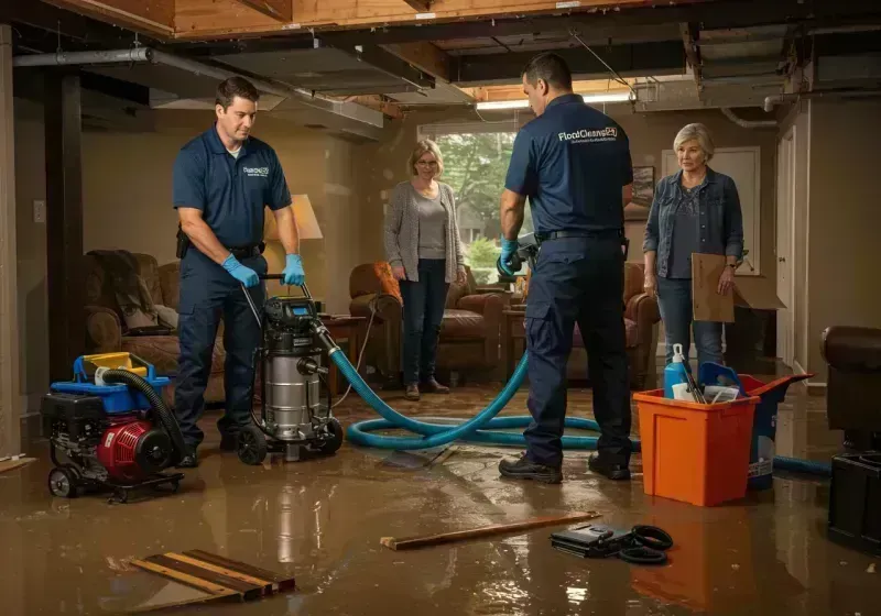 Basement Water Extraction and Removal Techniques process in Clanton, AL